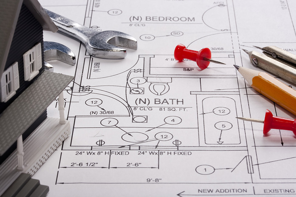 home bath addition plan