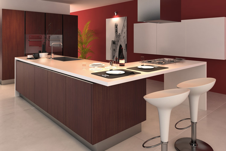 kitchen addition island L shape